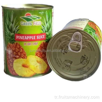 Otomatik konserve şeftali/portakal/ananas/armut işleme hattı